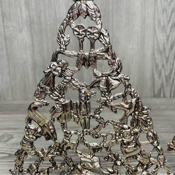 Vintage Christmas Tree Candle holders Christmas Home Decor Christmas Centerpiece - Picture 4 of 12